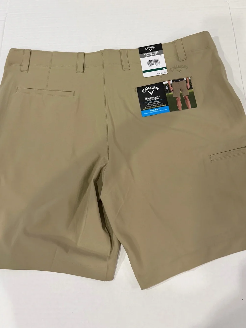 Callaway Men's Hybrid Golf Shorts - Tan